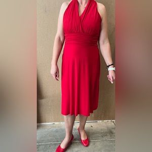 Red Evan Picone Dress